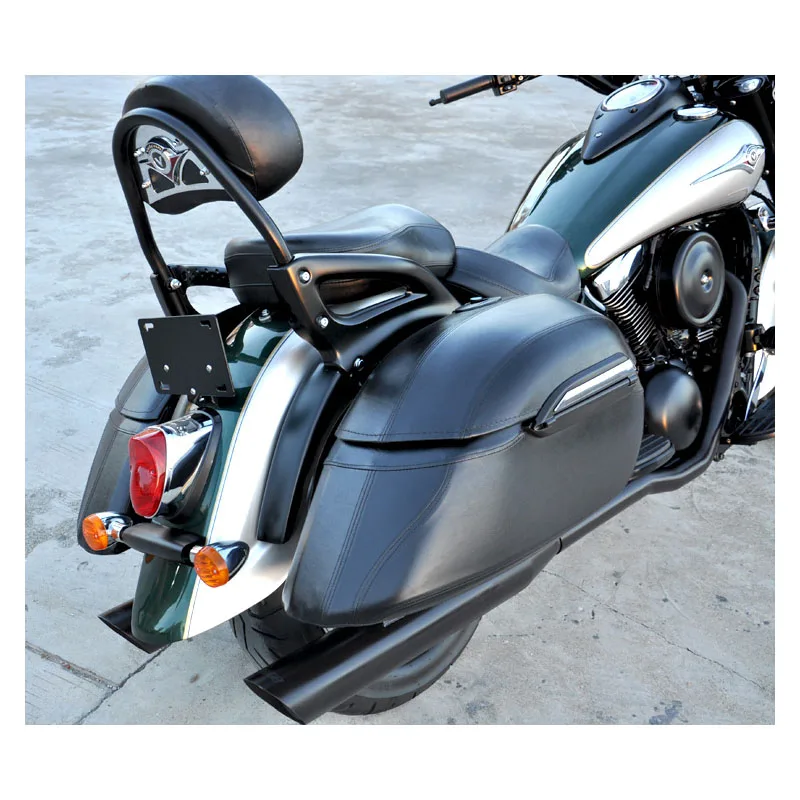 

Motorcycle Black Hard Bag Saddlebags Luggage Trunk Case