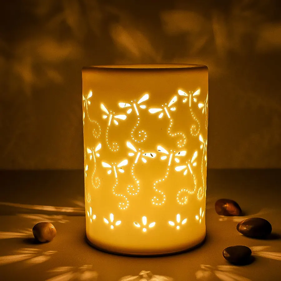 

Lamp Oil Oil Lamp Glass Fragrance Oil Lamp Room Freshener Essential Oil Ceramic Burner Air Freshener for Homes New II50XXL