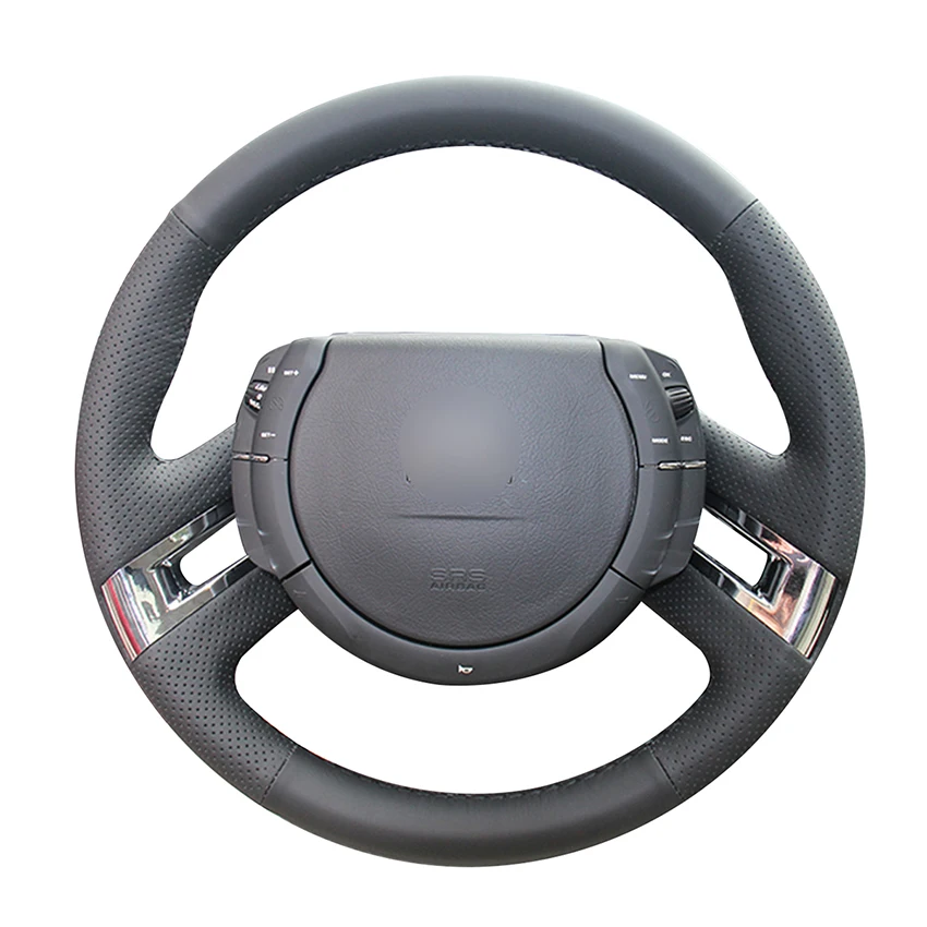 Ручная работа искусственная кожа черного цвета для Citroen C4 Picasso 2007 2008 2009 2010 2011 2012