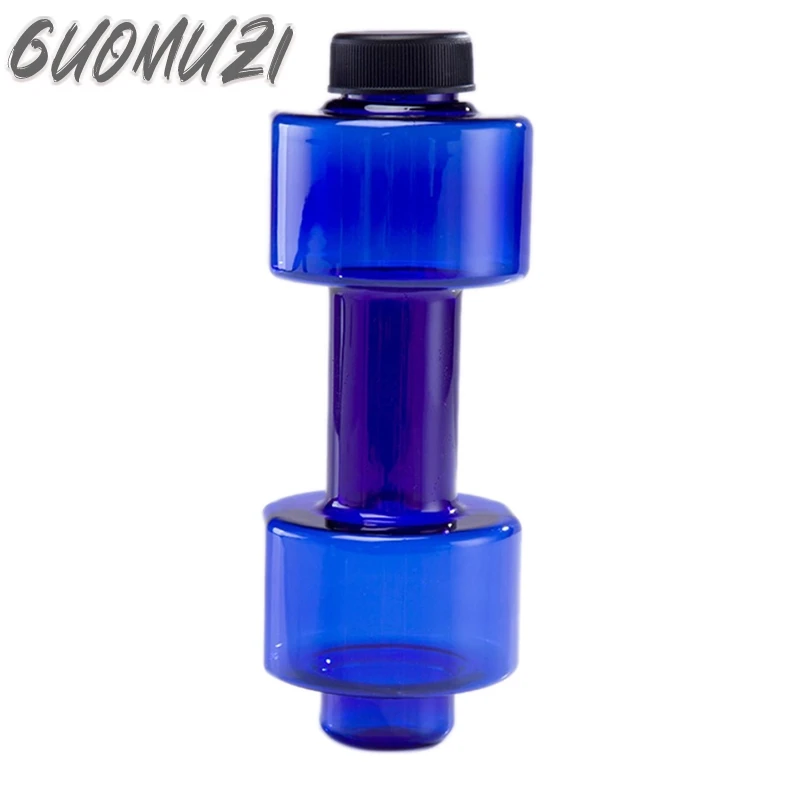 

Body Building Sports Water Bottles 550ml Leakproof Portable Unbreakable My Plastic Bottle Shaker Bpa Fitness Dumbbell Unisex