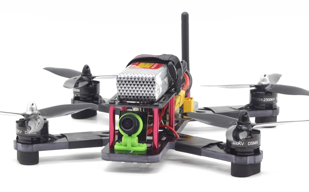 QAV250 колесная база 250 мм из стекловолокна FPV гоночный Дрон рама комплект Квадрокоптер мини рамка с распределительной доской светодиодный