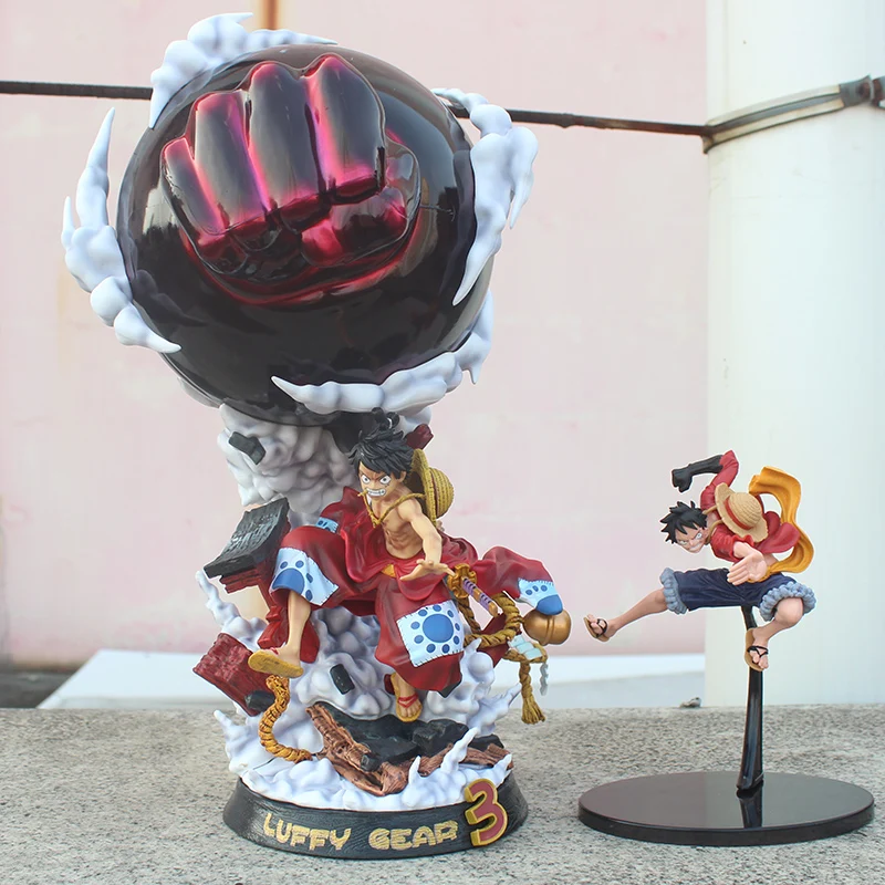 42 см цельный GK статуя Luffy кимоно Ver. Полноразмерная шестерня третья экшн фигурка