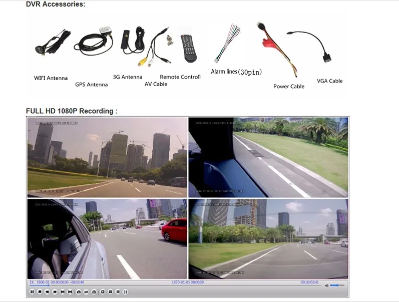 256g wifi vehicle ahd mobile dvr 4ch wifi mdvr remote monitor pc phone monitor security system 1080 mobile dvr 3g wifi free global shipping