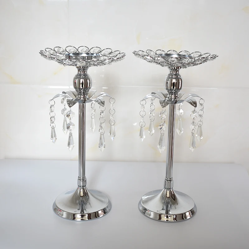 Подсвечник с серебряным кристаллом арахис свадебный подсвечник центральный для