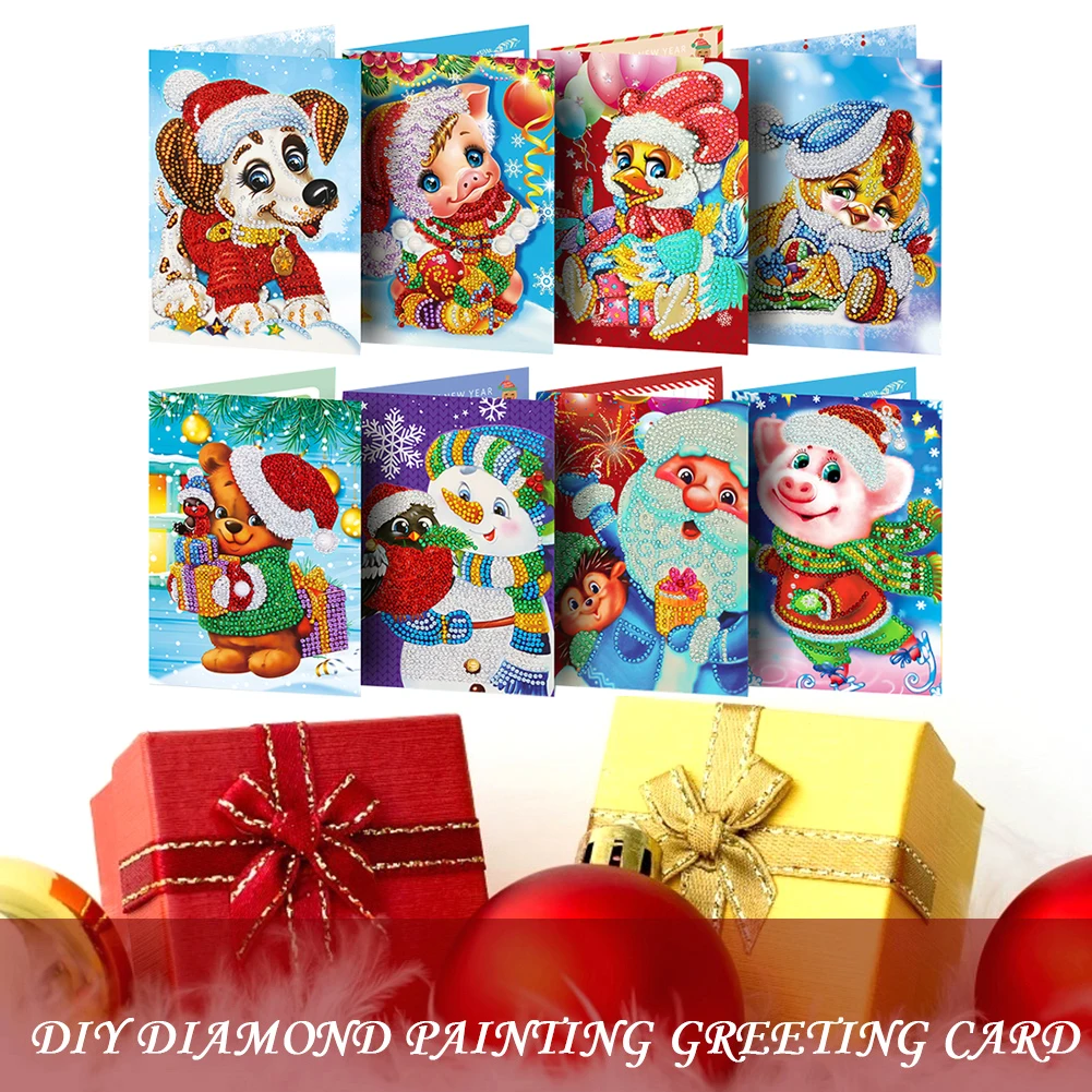 5D алмазная живопись особой формы вышивка крестиком поздравительная открытка