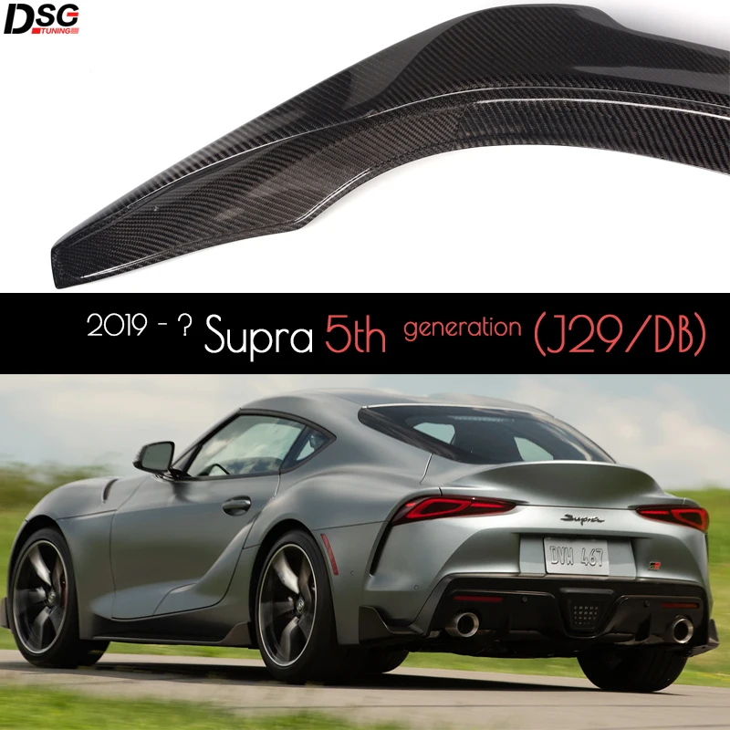 Высококачественный задний спойлер из углеродного волокна для багажника Ducktail Toyota