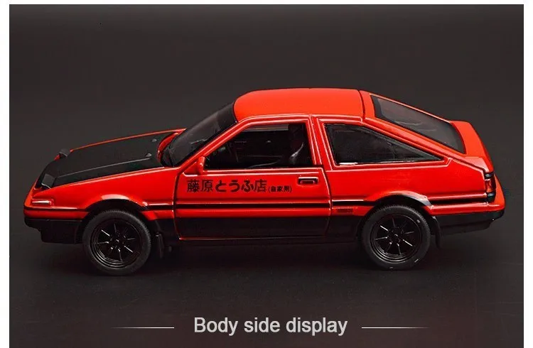 1:28 Начальная д Тойота Королла AE86 сплава модели автомобилей Trueno металл литья под давлением быстро Авто оттягивать игрушки суперкар для коллекции
