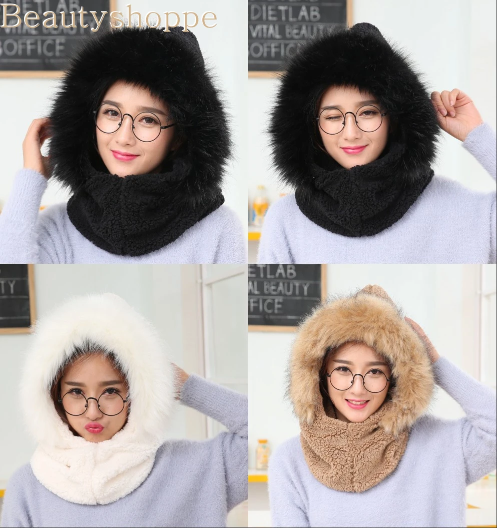 Женская Милая зимняя шапка для девушек с высокой широтой и холодной зоной