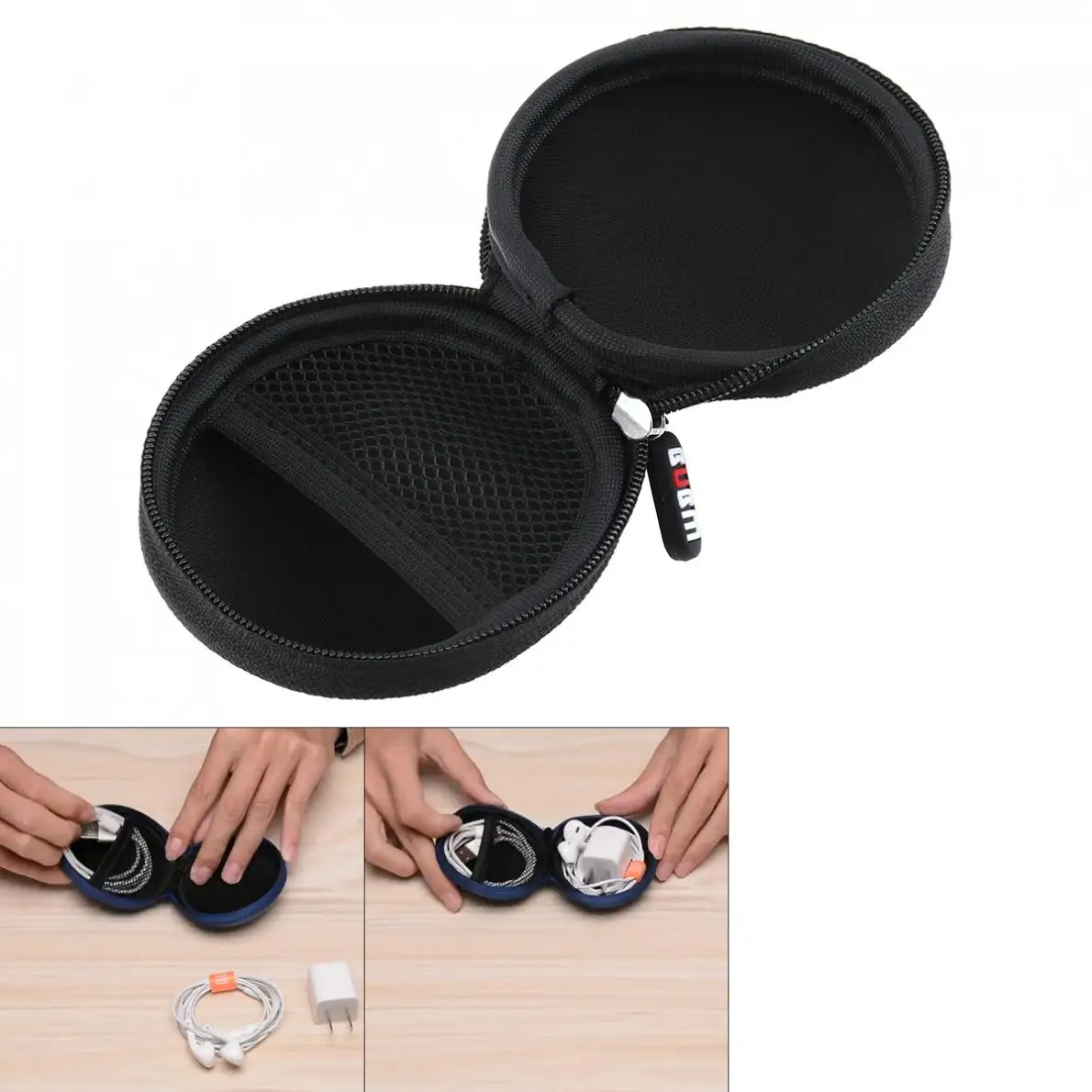 BUBM жесткий USB чехол для флеш накопителя/Дорожная сумка переноски накопителей sd