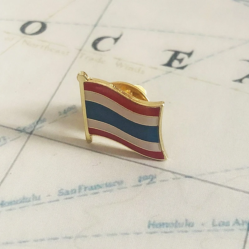 Значки с национальным таиландским флагом повязка на руку нашивки вышивкой и