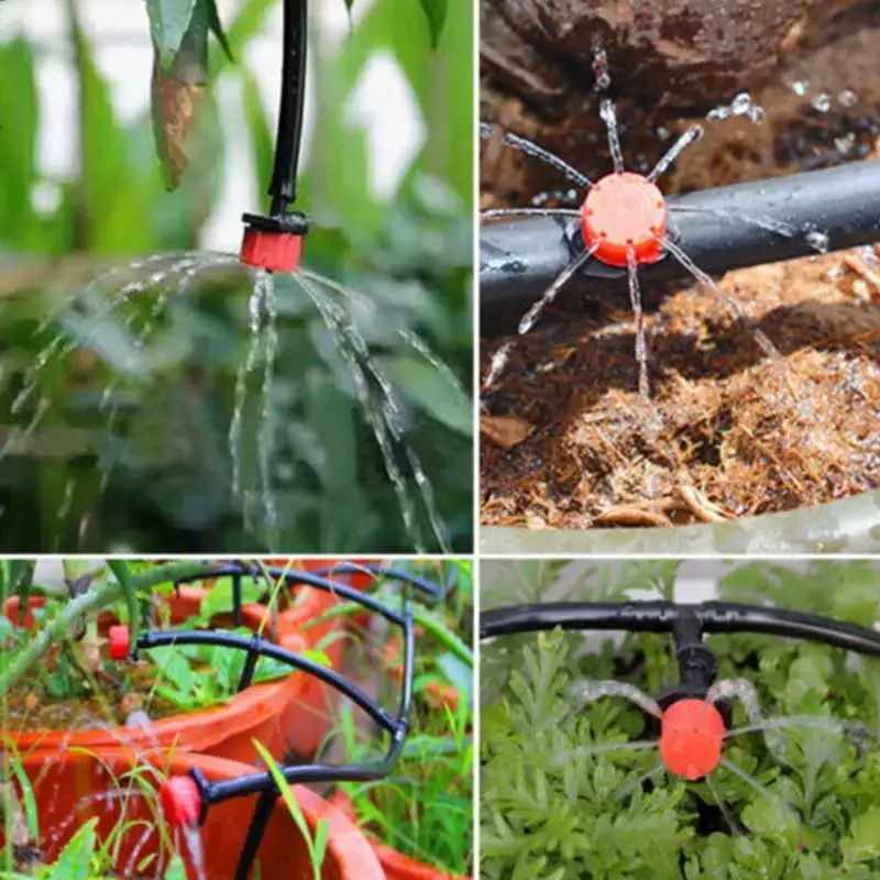 50/100 шт. насадки капельницы для полива сада|Спринклеры сада| |