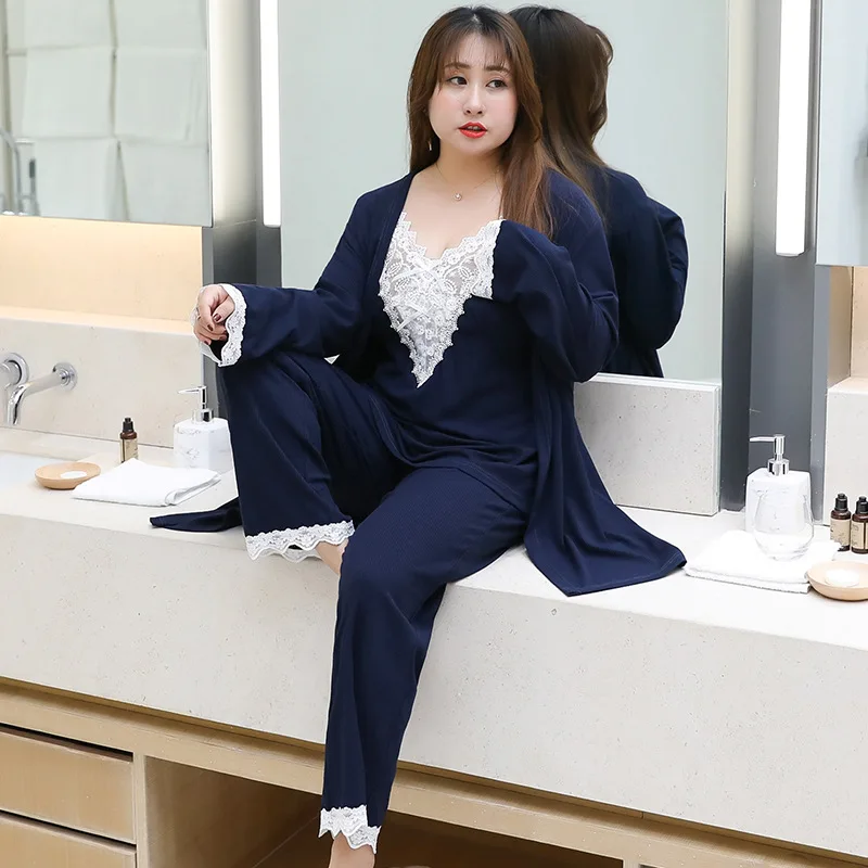 Женские пижамные комплекты из 3 предметов весна-лето 2020 одежда для интерьера