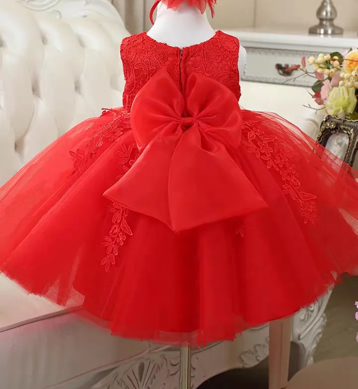 

Infant Girl Sweater Dress Toddler Girl Clothes Lolita Dress Christmas Kids Dresses Flower Girl Wedding Dress Baby Princess Dress