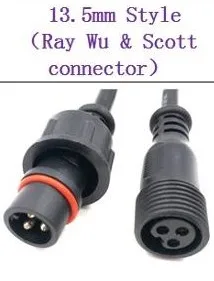 13.5mm pigtail 50 пикселей колом узлы(от Peace family), DC12V 12 мм WS2811, 5 пикселей узел на кластер, 10 кластеров, 3 футов расстояние, все черные провода - Цвет: 13.5mm pigtail