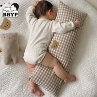 ins korean cotton removable and washable baby bumper crib surrounding newborn embroidered bear pillow cylindrical pillow