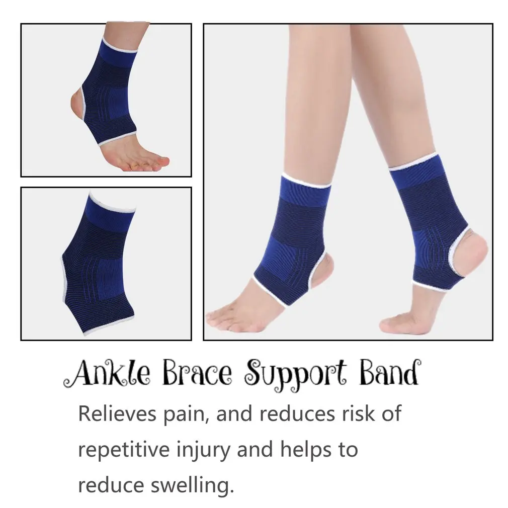 

2021 NEW 1pcs Elastic Knitted Ankle Brace Support Band Sports Gym Protects Therapy basketball football shoes ankle protector