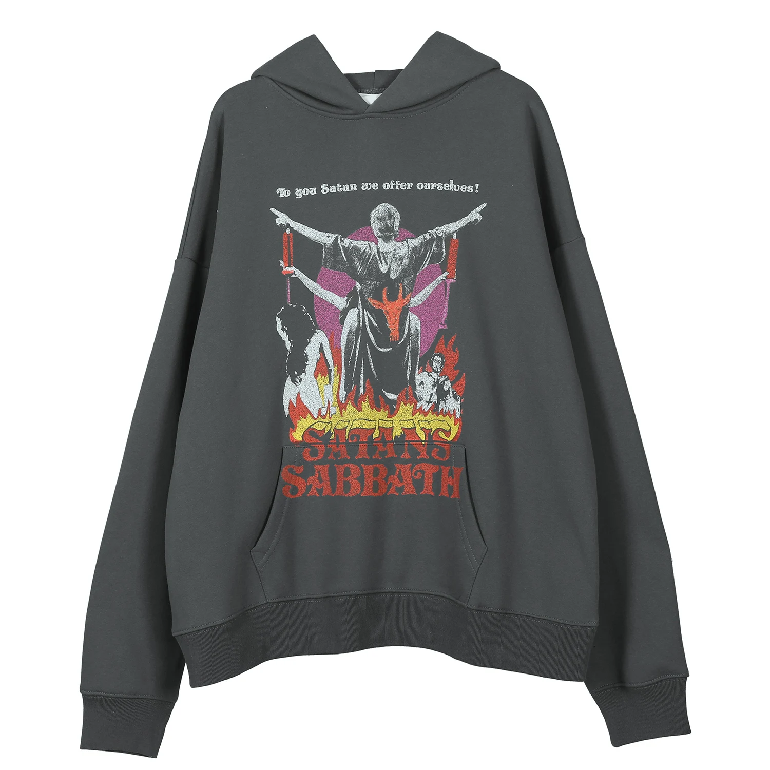 Aelfric Eden Goat Satan флисовые толстовки с капюшоном Мужские 2019 Harajuku Повседневный