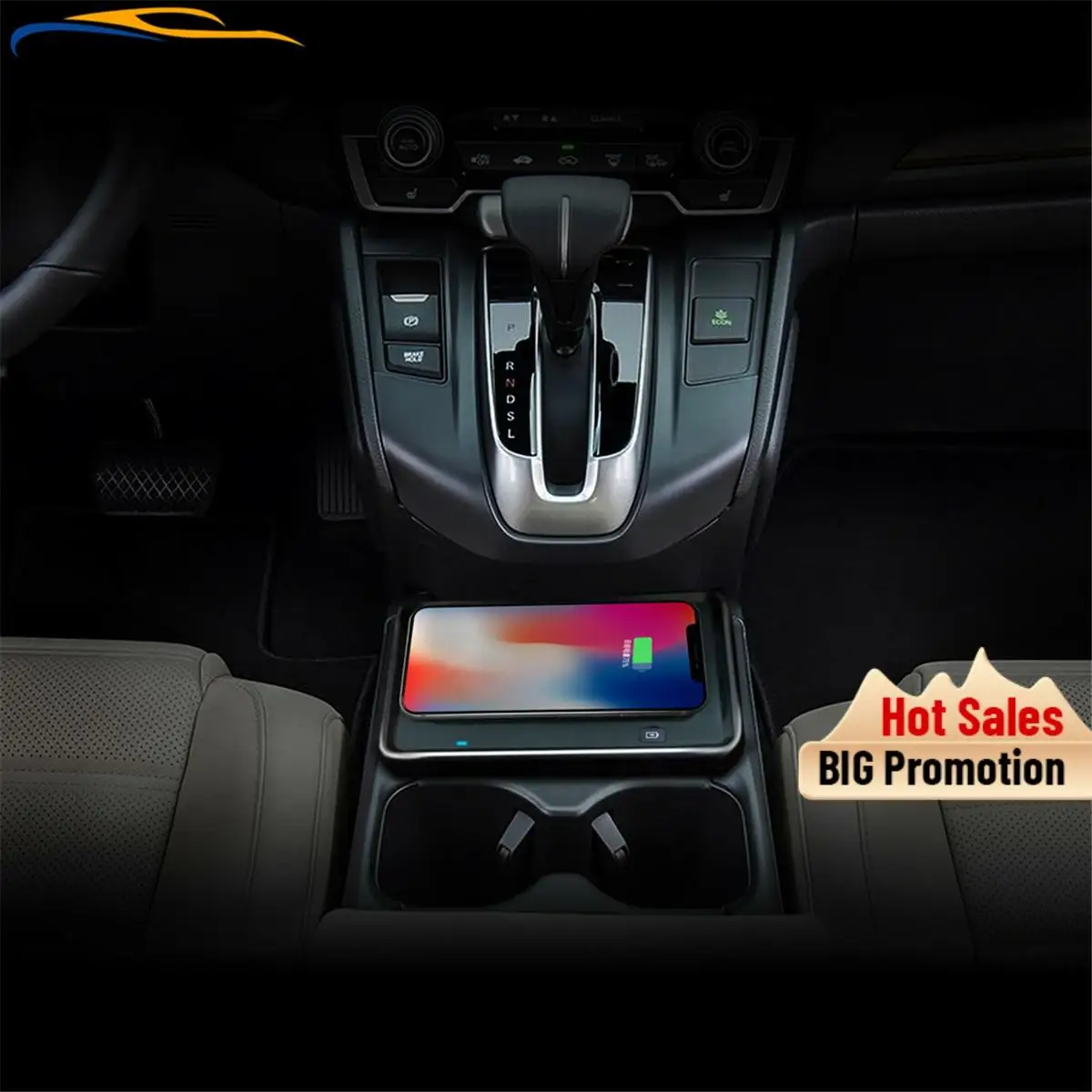 QI автомобильное беспроводное зарядное устройство для Honda Civic 2016 интеллектуальный