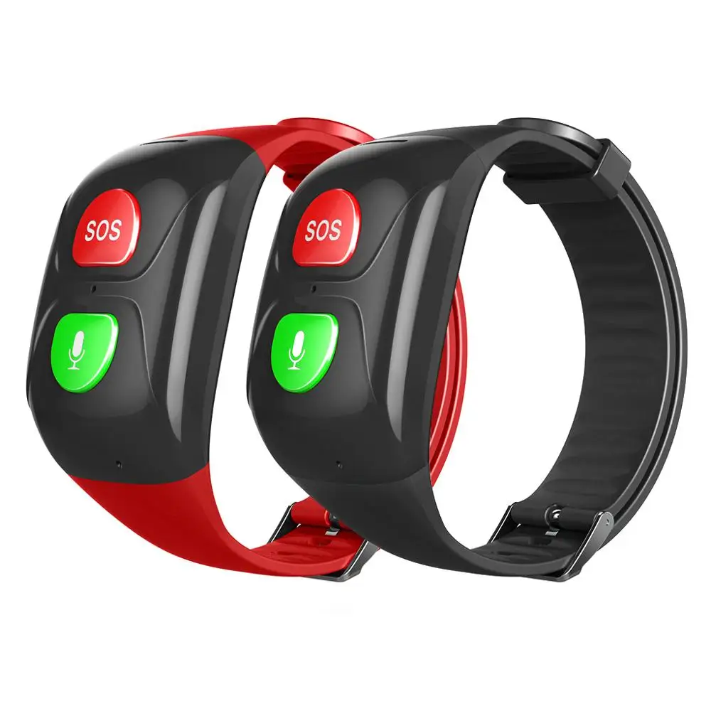 Anti Lost Smart Gps Watch SOS Bracelet Old Men Kids Waterproof Wristband No display Monitor Smartwatch Tracker for IOS Android