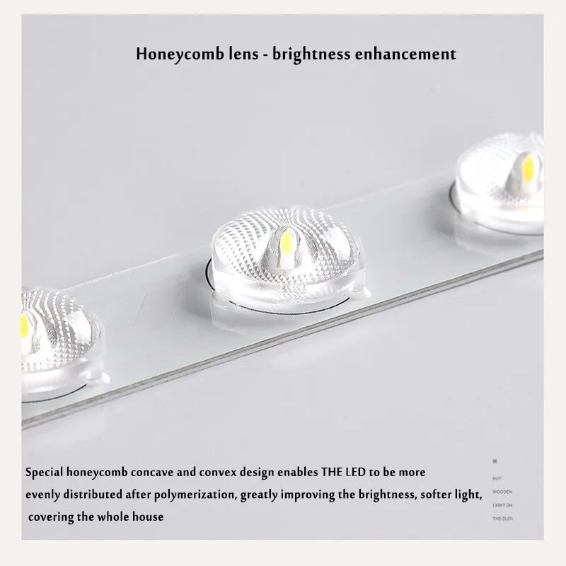 

Celling Light Wooden Modern LED Lighting Fixtures Living Bedroom Dining Restaurant Kitchen Bathroom Decor Round Lamps Luminaire