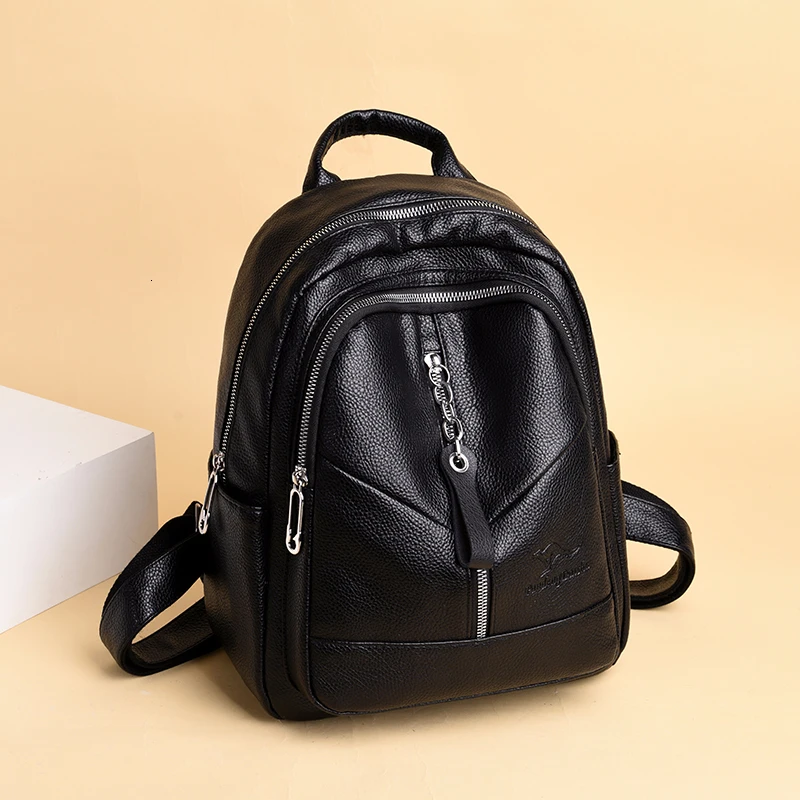 Женский рюкзак Mochilas Sac A Dos, рюкзак для девочек, женские кожаные рюкзаки, высокое качество, винтажный рюкзак для девушек