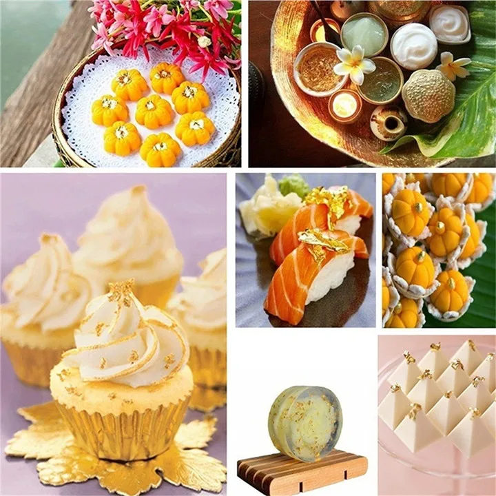 TTLIFE 10 шт 24K листовое золото листы для художественных ремесел дизайн золочение