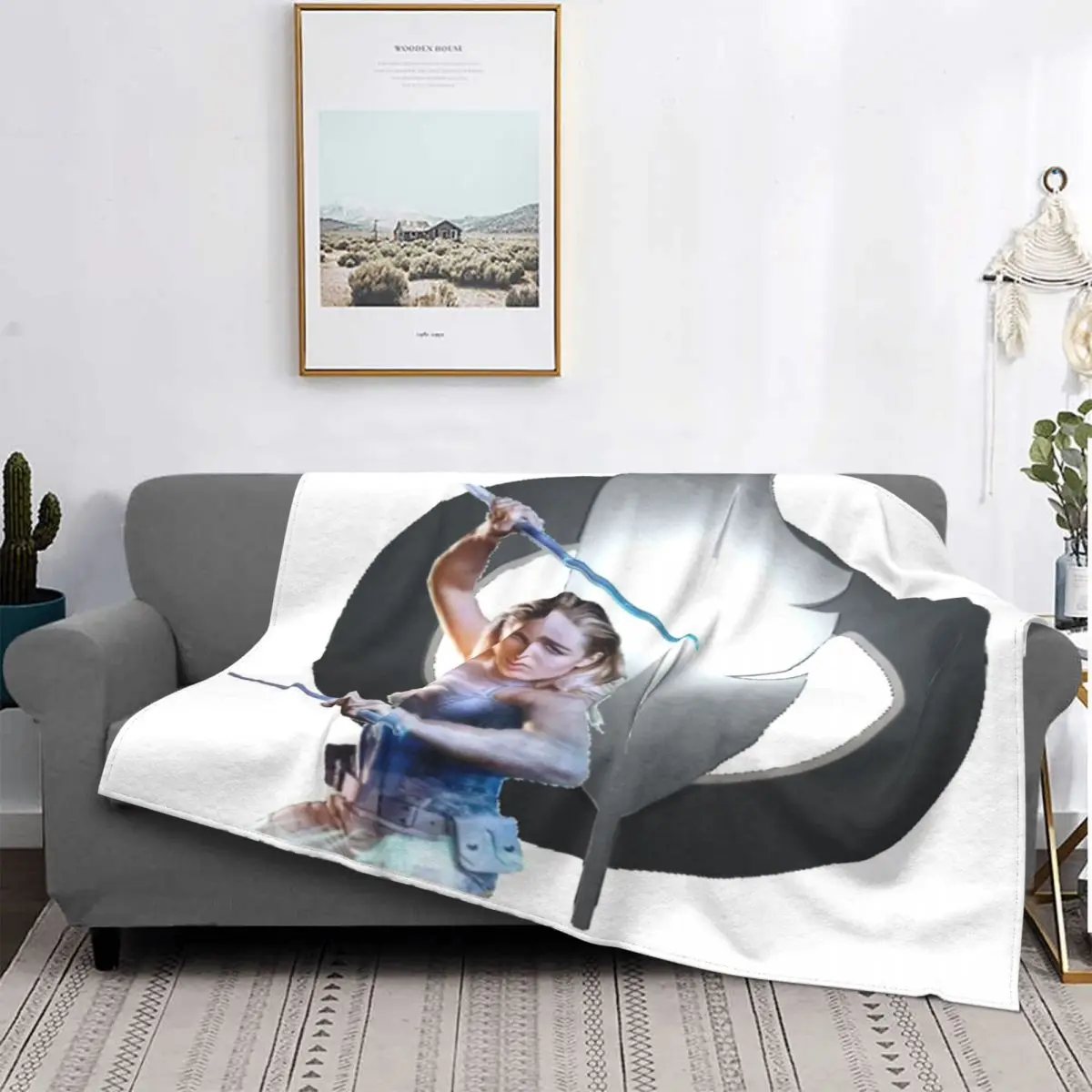 

Manta canaria blanca, a cuadros para cama colcha, toalla de playa, Sudadera con capucha, manta ponderada