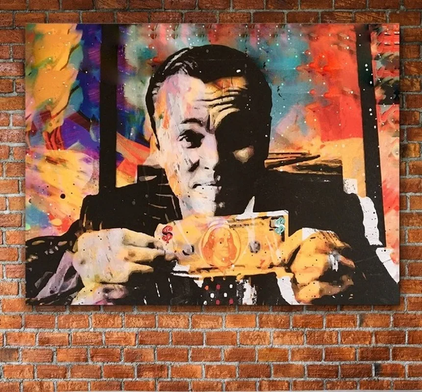 Скандинавская гостиная Волчья стена уличные деньги абстрактное украшение