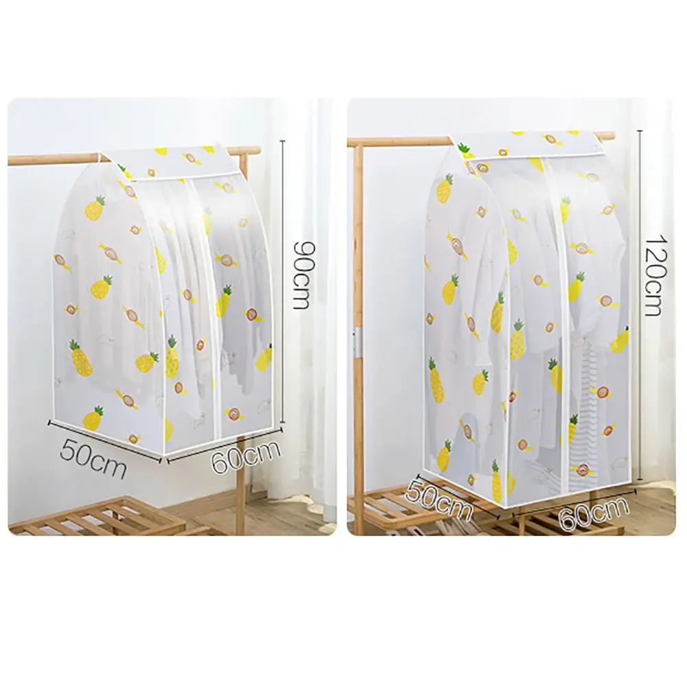 

Large 3D Zipper Clothes Dust Covers Wardrobe Suit Storage Bags Closet Clothing Dustproof Bag Hanging Organizer