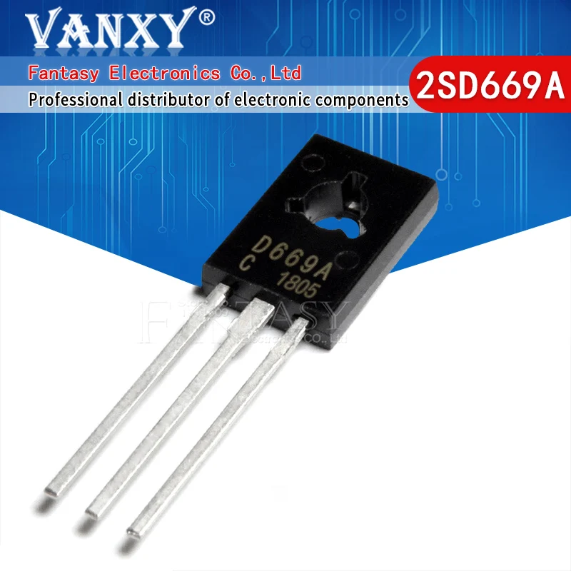 20 шт. 2SB649A 2SD669A TO-126 (10 B649A + 10 D669A) аудио на трубке | Электронные компоненты и