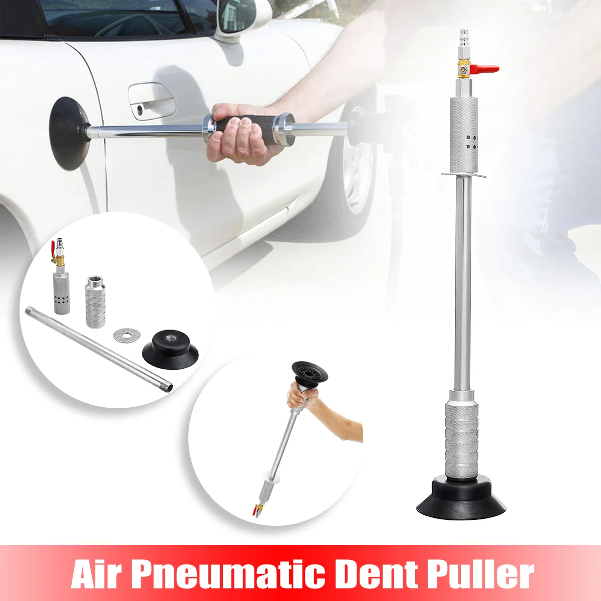 melhor Pneumático Martelo De Pintura Do Carro Sucção Ar Dent Extrator Corpo Automóvel Com Remover Ferramentas Reparação Automotiva Alta Eficiência