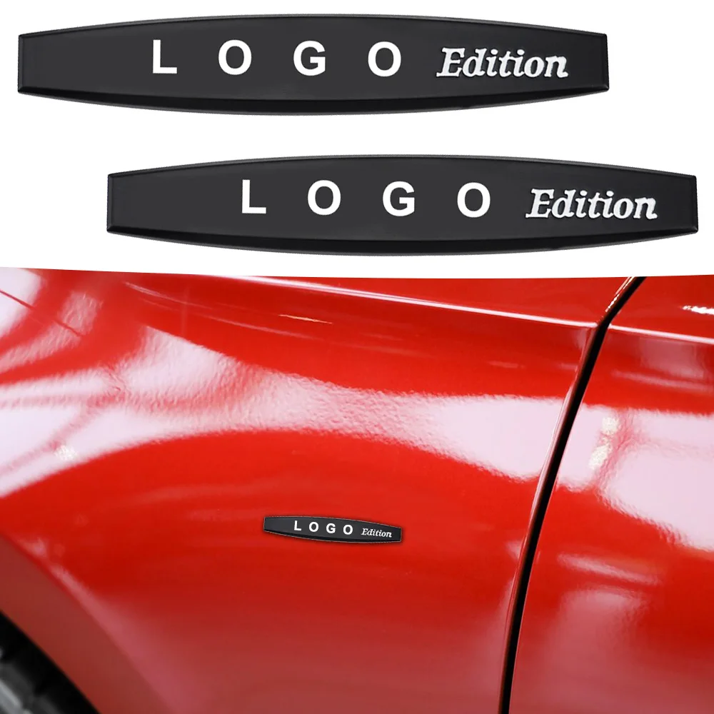 

Наклейка на крыло, металлическая наклейка для Mercedes Benz AMG Edition W212 W211 W205 E300 A180 C180 C200 E230 A C E Class, 2 шт.