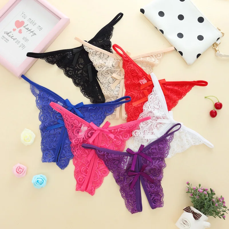 

Sexy Ladies Cotton Mesh Transparent Panties Thongs String lingerie Fashion Low-Rise Women Underwear Seamless Briefs 1pcs JS6813