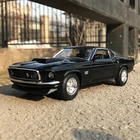 WELLY 1:24 1969 Ford Mustang BOSS 429 имитация автомобиля из сплава Модель автомобиля ремесла украшения коллекция игрушечные инструменты в подарок