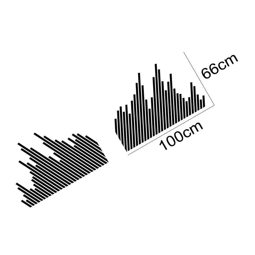 2 шт. автомобильный боковой двери наклейки на авто виниловая пленка нашивки для