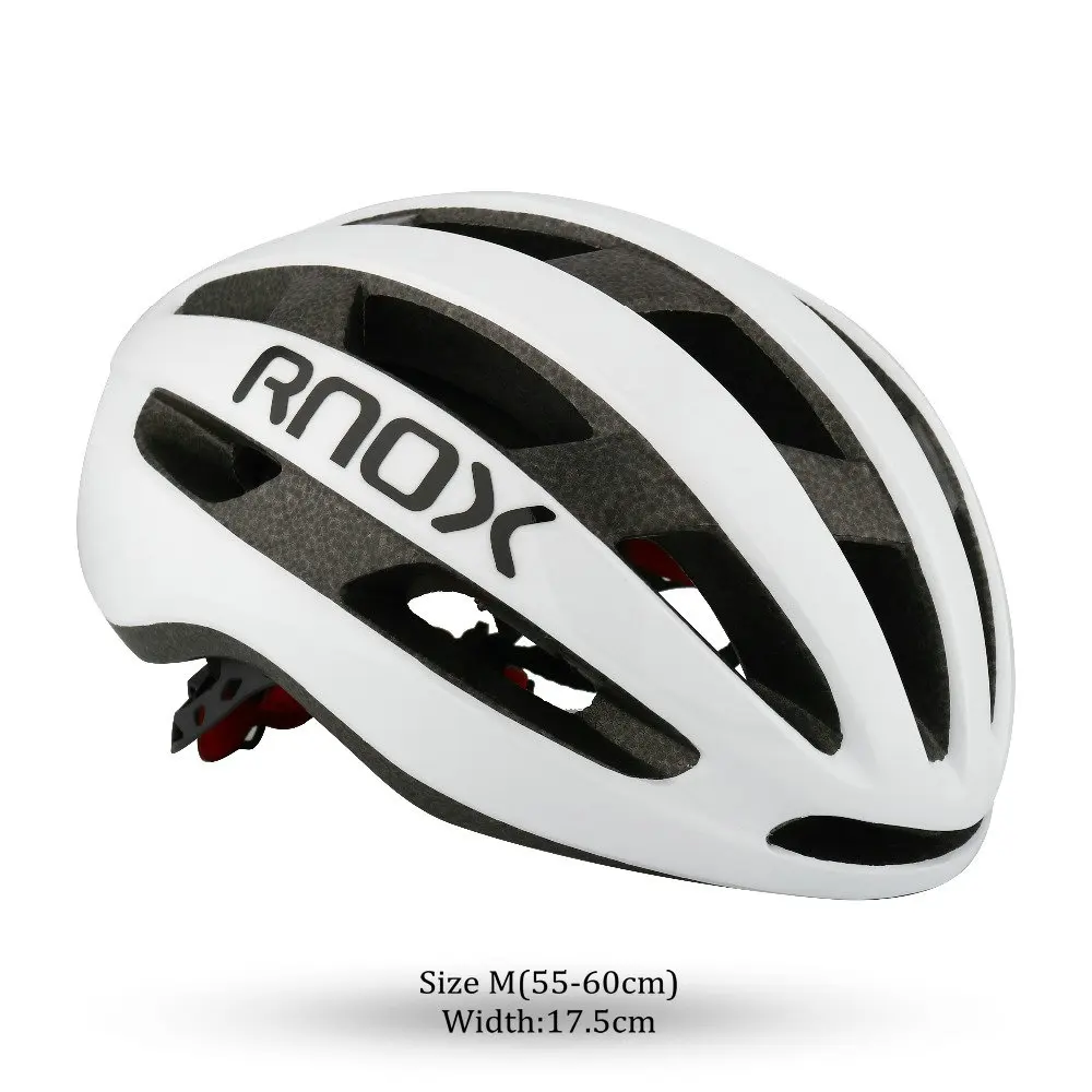 RNOX Cycling Helmet Ultralight adult Bicycle Helmet Professional 21 Vents Breathable Road Mountain Helmet Racing Bike 8 Colors - Цвет: KP-1 white
