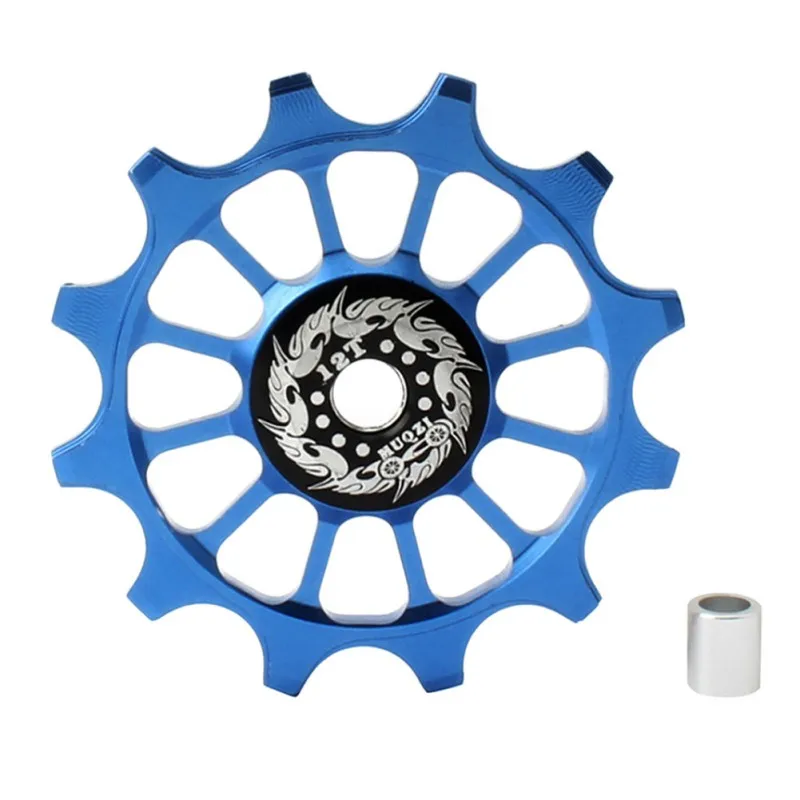 

12T Mountain Road Bike Rear Wheel Bearing Guide Wheel Ceramic Wheel Rear Pulley Bicycle Parts