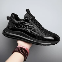 men sneakers outdoor jogging sport shoes waterproof cushion fashion leather tourism flats casual training running tennis shoes