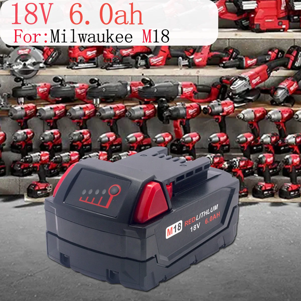 

Аккумуляторная батарея для электродрели Milwaukee M18 18V600 0Ah Milwaukee