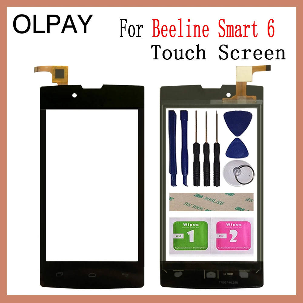 4.0'' Touch Screen For Beeline Smart 6 Digitizer Panel Front Glass Lens Sensor Tools Free Adhesive+Wipes | Мобильные