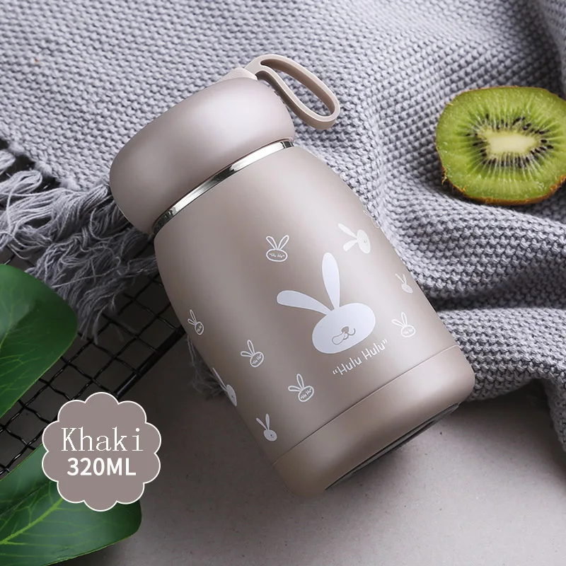 Coffee Термокружка, портативная вакуумная колба, нержавеющая сталь, детский термос, бутылка, мини кружка для молока, Термокружка, изолированный стакан, бутылка для воды - Цвет: Coffee