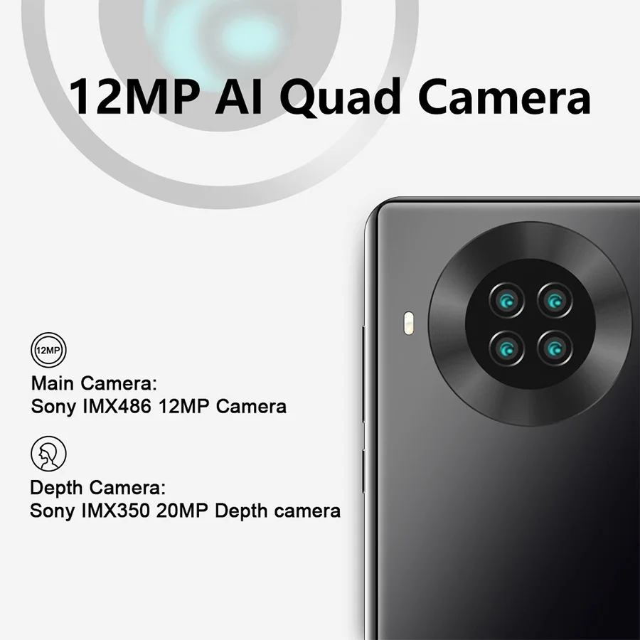 Cubot Note 20 6 5 &quot&quot HD + 3 ГБ 64 сзади Quad Камера смартфон NFC 4200 мА/ч 12MP распознавания лиц и