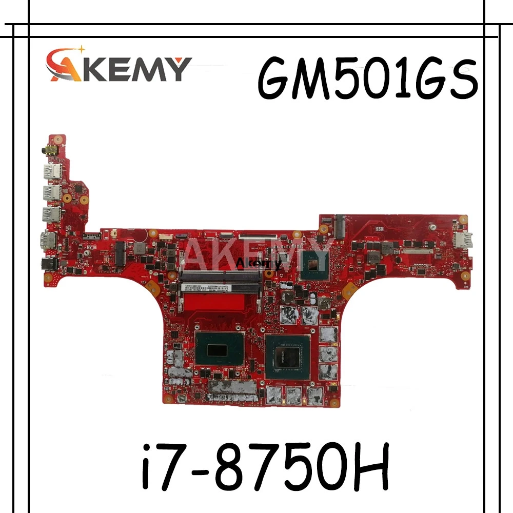 GM501GS материнская плата i7 8750H GTX 1070 для ROG For Asus GM501G ноутбука (обмен)!|Материнские