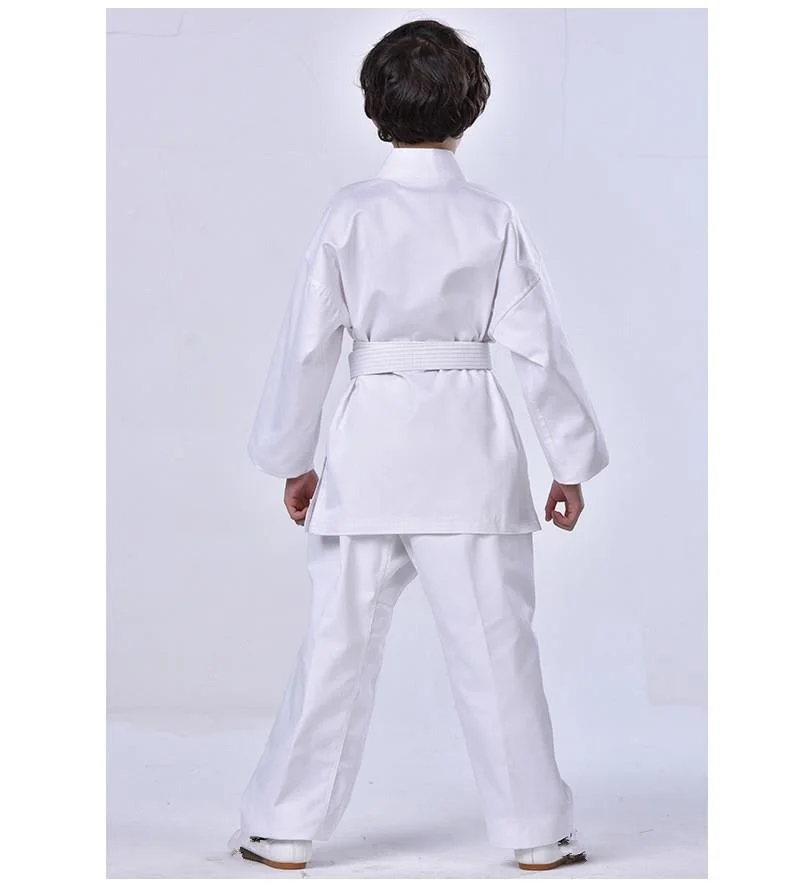 Профессиональная белая форма для карате мальчиков и девочек Детский костюм