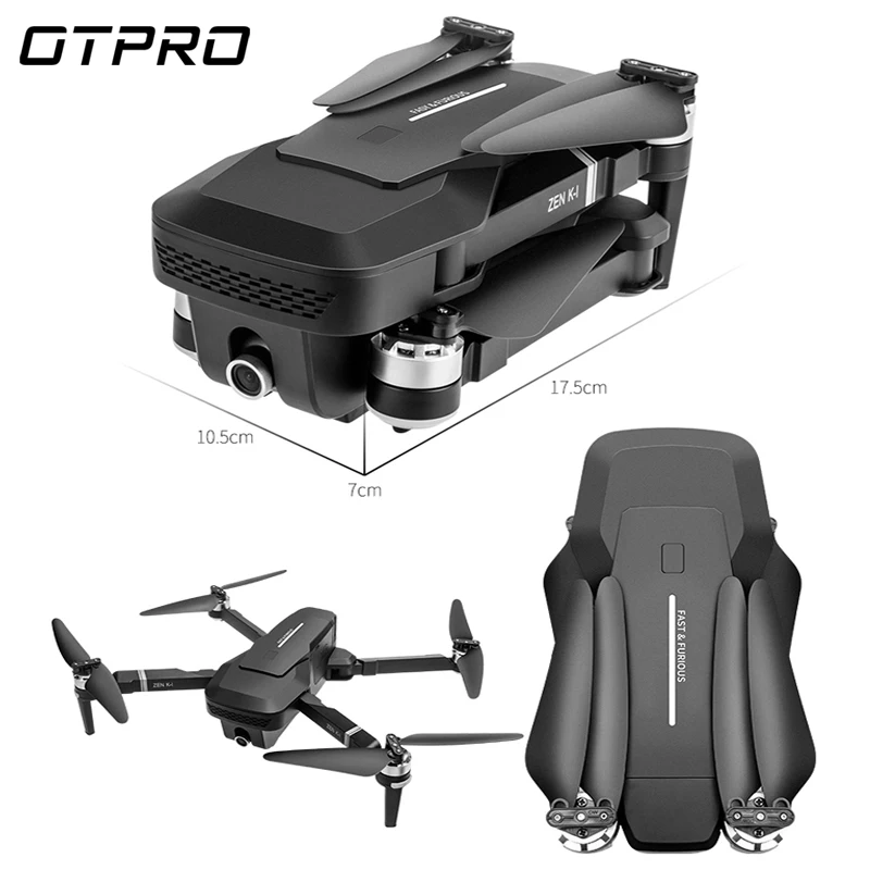 OTPRO Дрон Квадрокоптер с 1080P Wifi gps 5MP камера бесщеточный мотор от вертолета Retorno авто RC дроны 4k мини Дрон vs SG906