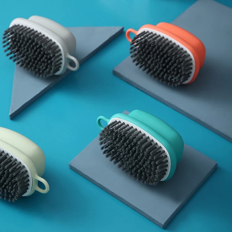 

Cleaning Tools Shoes Clothes Cleaning-Brush House Multi-Functional Candy-Color Household Accessories Hanging Washing-Brush Soft