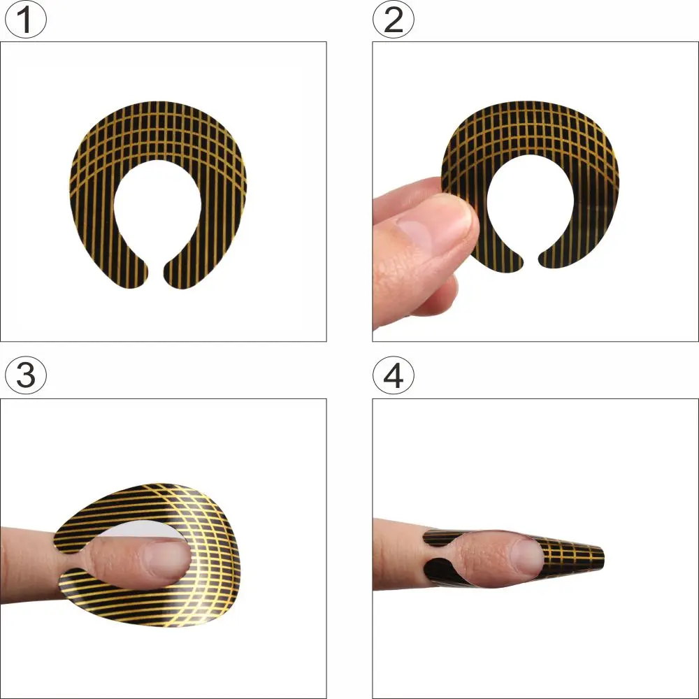 

Nail Form Gel Nail Art Tip Extension Guide Tools for Salon Nails Care Tool