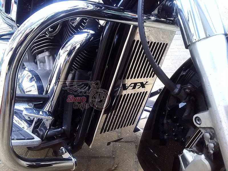 Хромированная решетка радиатора для мотоцикла Honda VTX 1300 VTX1300C VTX1300R VTX1300S VTX1300T 2003 2009