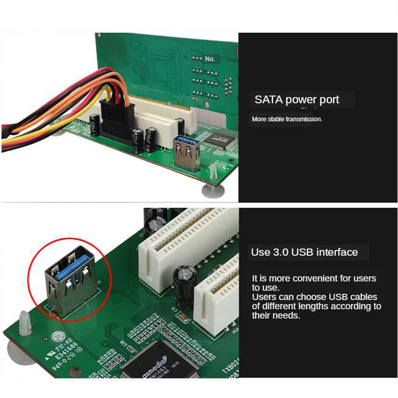 pci e к двойной pci адаптер карта usb 30 д