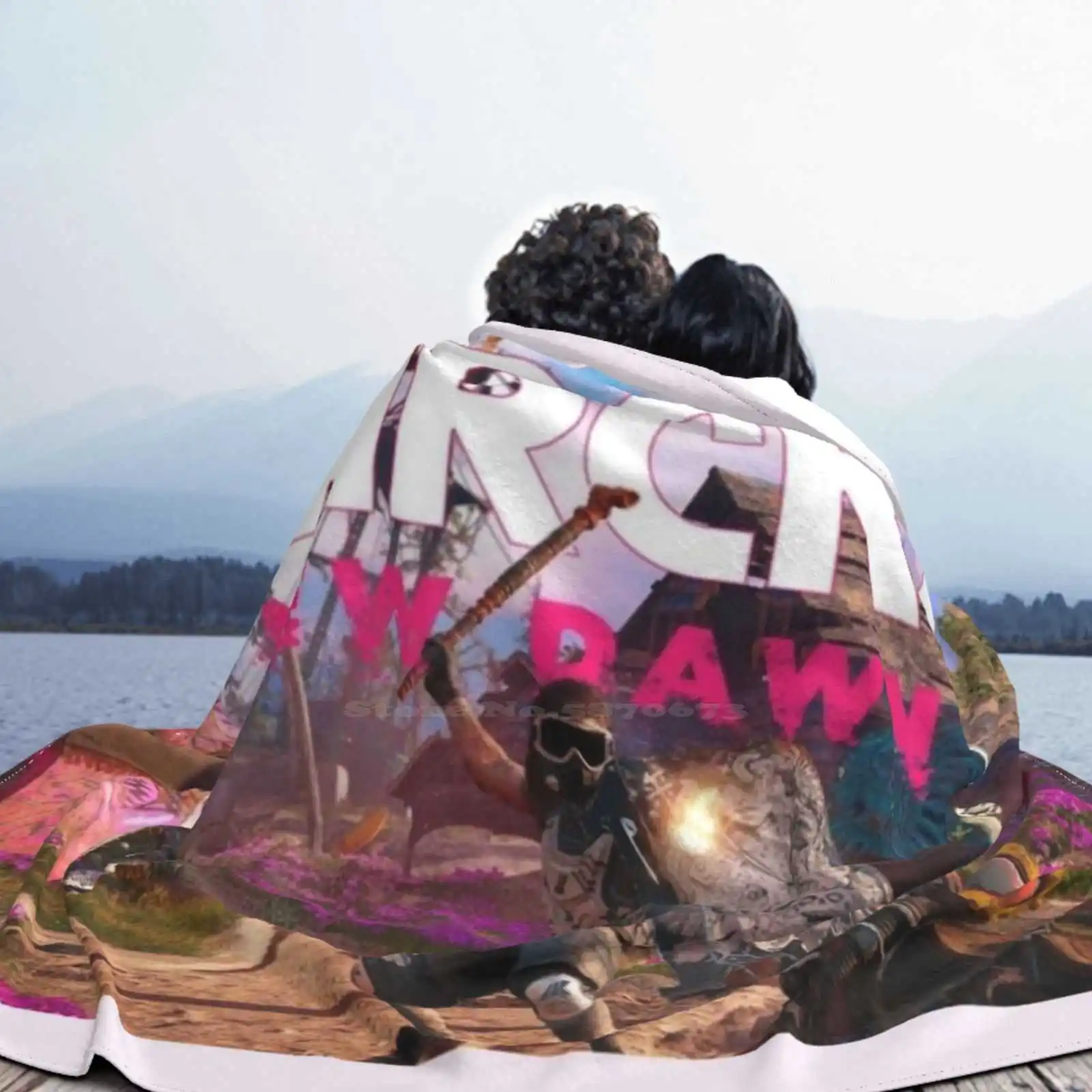 Отдых на природе автомобиль самолёт путешествие портативное одеяло Far Cry 6 Farcry Kid